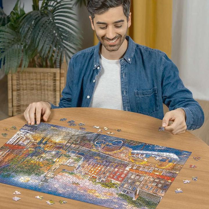 Actual product image Ravensburger Sonnenuntergang Amsterdam (1000 pieces)