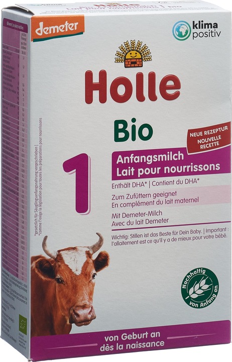 Actual product image Holle Initial milk 1 (400 g, up to 12 M.)