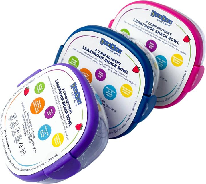 Produktbild Yumbox Snack Bowl, 380ml - Navy Blue