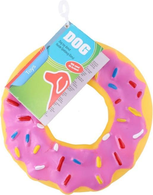 Produktbild Pet Toys Dog toy donut & sound 15cm (Snackbeutel Hund)