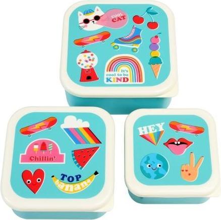 Rex London Snack Boxes set of 3 Top Banana
