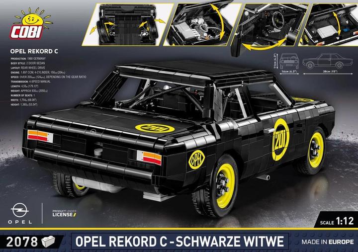 Produktbild Cobi Opel Rekord C-Schwarze Witwe