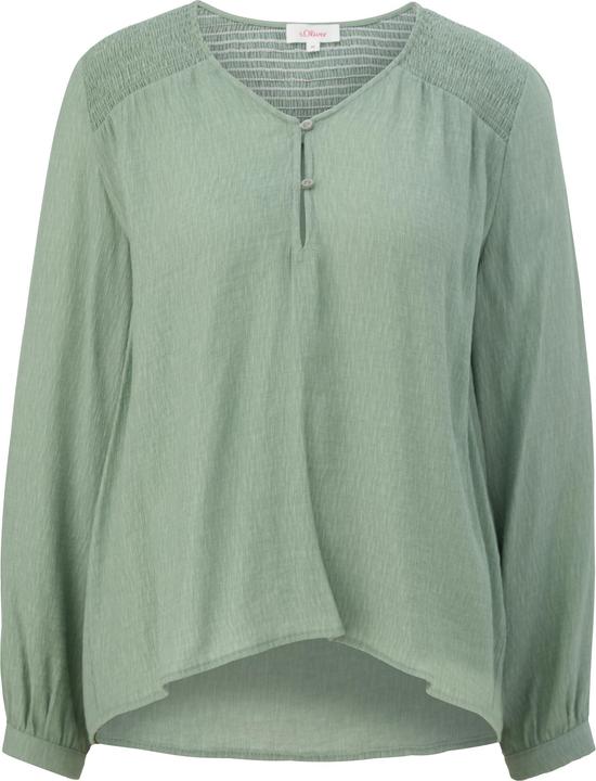 Produktbild s.Oliver Bluse Bluse mit gesmokten Details (34)