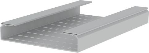 Produktbild Unex 66300-48 Kabelrinne gelocht halogenfrei 60x300 aus U48X RAL7038 (300 cm)
