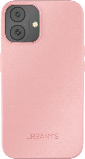 Image du produit Urbany's Couverture arrière en cuir végétalien Rose (Apple iPhone 16)