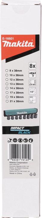 Actual product image Makita Socket spanner set, 8 pieces (E-16601) (21 mm)