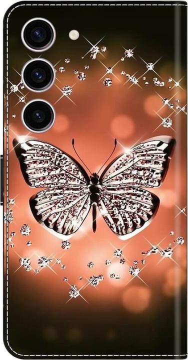 Actual product image Cover-Discount 3D effect Crystal Butterfly case (Samsung Galaxy S24)