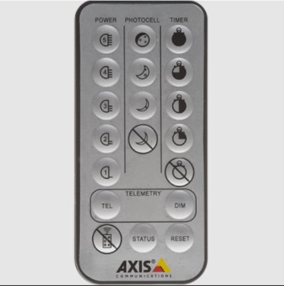 Actual product image Axis T90B Remote control (Device-specific remote control, Infrared)