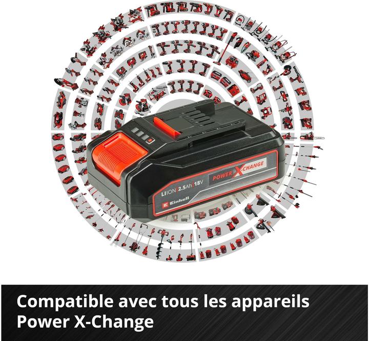 Actual product image Einhell Akku-Radio TE-CR 18 Li DAB+/FM/BT (1 x 2.5 AH Kit (DAB+, FM, Bluetooth)