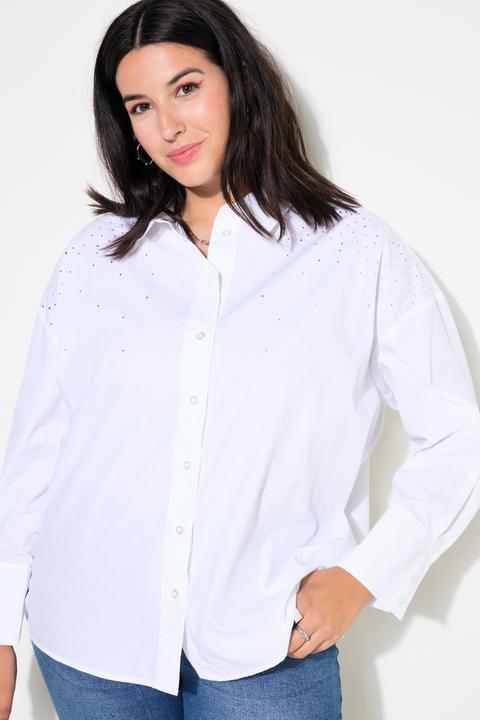 Produktbild Studio Untold Hemdbluse, oversized, Strass, Langarm (42, 44)