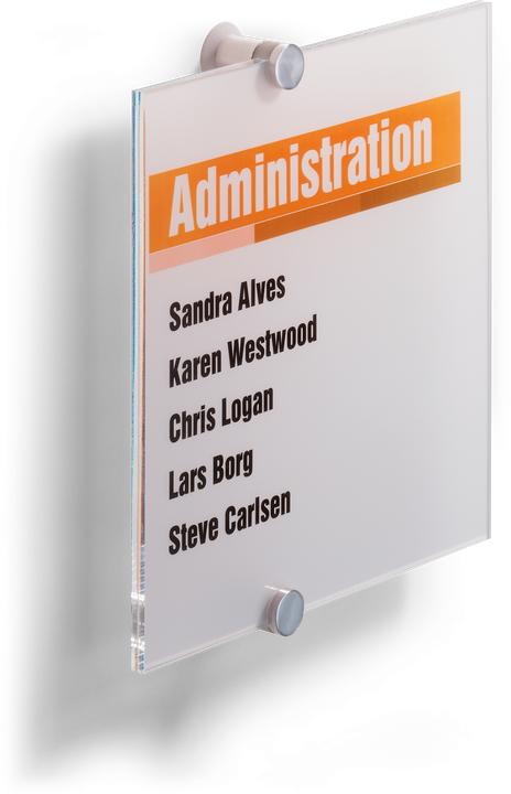 Actual product image Durable Door sign CRYSTAL SIGN