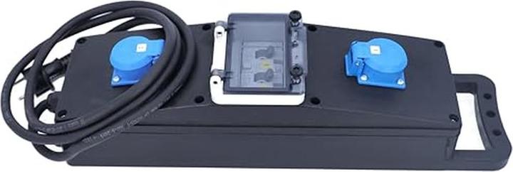 Image du produit As - Schwabe Prises de courant en caoutchouc plein (2 x, CEE 7/3, 2 m)