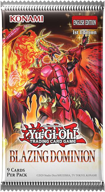 Produktbild Konami Yu-Gi-Oh! - Blazing Dominion Booster (YGO934-3) (Booster Pack)