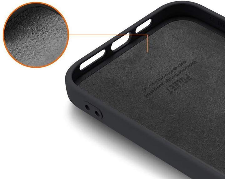 Image du produit Hurtel Silicone Case Soft Flexible Rubber Cover for Xiaomi Redmi Note 10 5G / Poco M3 Pro black (Xiaomi Redmi Note 10 5G)