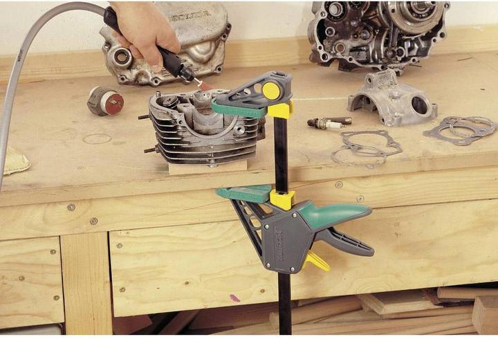 Produktbild wolfcraft Einhandzwinge EHZ „PRO“ 100/450 mm (450 mm)