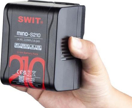 Produktbild Swit Mino-S210 | USB-C, tiny size with 210Wh pocket mini battery, USB-A/USB-C/D-tap, V-Mount, also i (Kamera Akku)