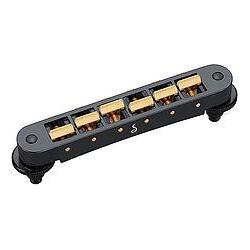 Schaller GTM Bridge black chrome, Zubehör Instrumente, Schwarz