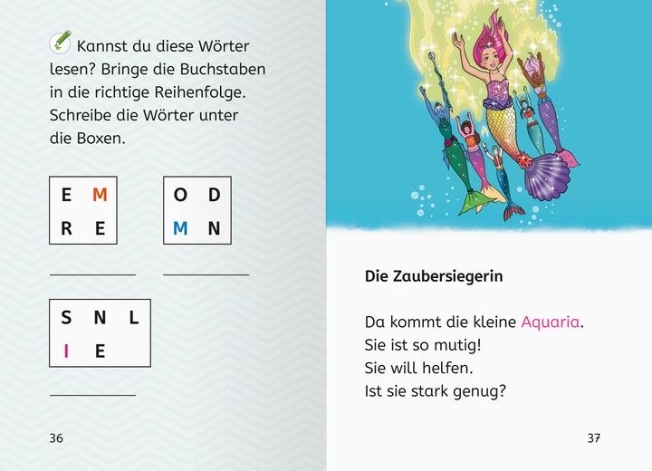 Actual product image Ravensburger Barbie – Meerjungfrauen-Power: Das magische Turnier - Erstlesebuch zum Lesenlernen (German)