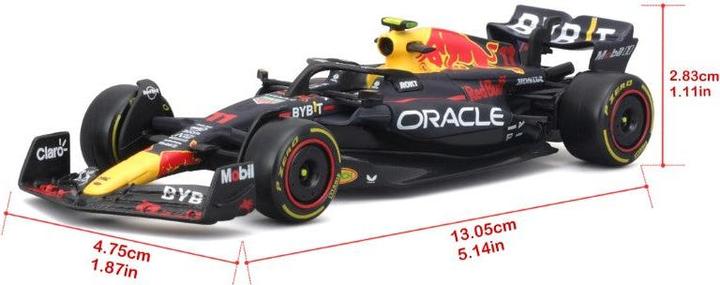 Actual product image Bburago Red Bull Racing F1 RB19 1/43 Pérez 2023