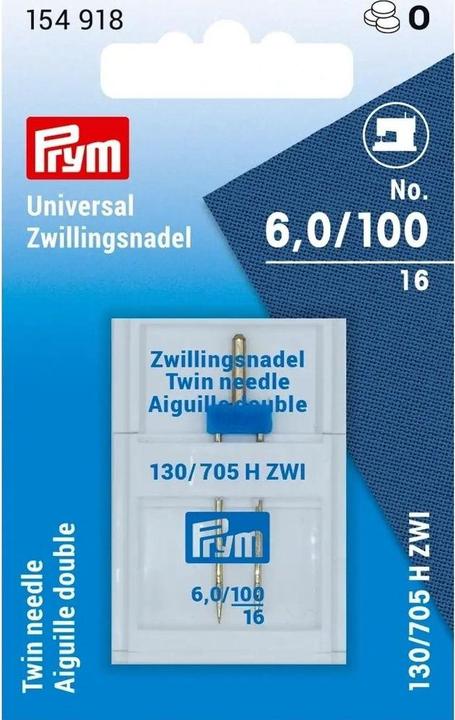Prym Sewing machine needle universal no. 100 double, 1 piece