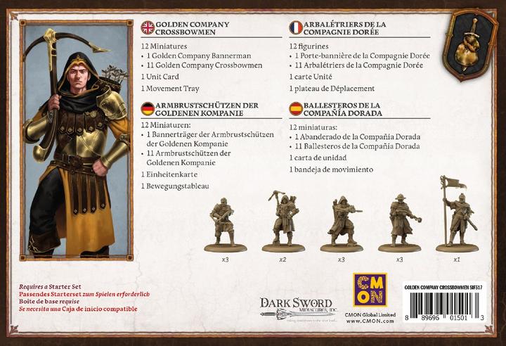Produktbild Cmon CMND0239 - A Song of Ice & Fire: Golden Company Crossbowmen (DE-Erweiterung) (Deutsch, Französisch, Italienisch, Englisch)