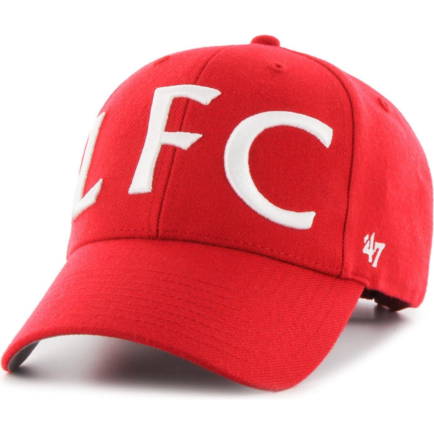 47 Brand, Herren, Cap, Adjustabe Script FC Liverpool, Rot, (One Size)