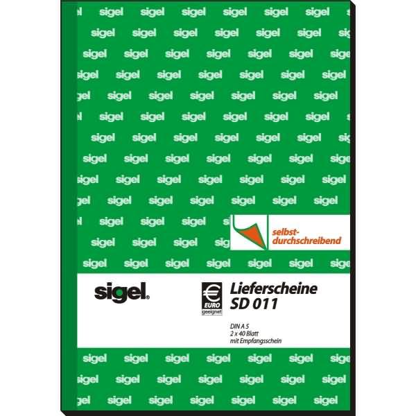 Produktbild Sigel Lieferschein Formular Papierformat: DIN A5 selbstdurchschreibend: Ja (80 x)