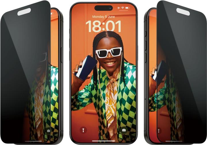 Produktbild PanzerGlass Privacy Screen Protector Ultra-Wide Fit (1 Stk., Apple iPhone 15 Pro Max)