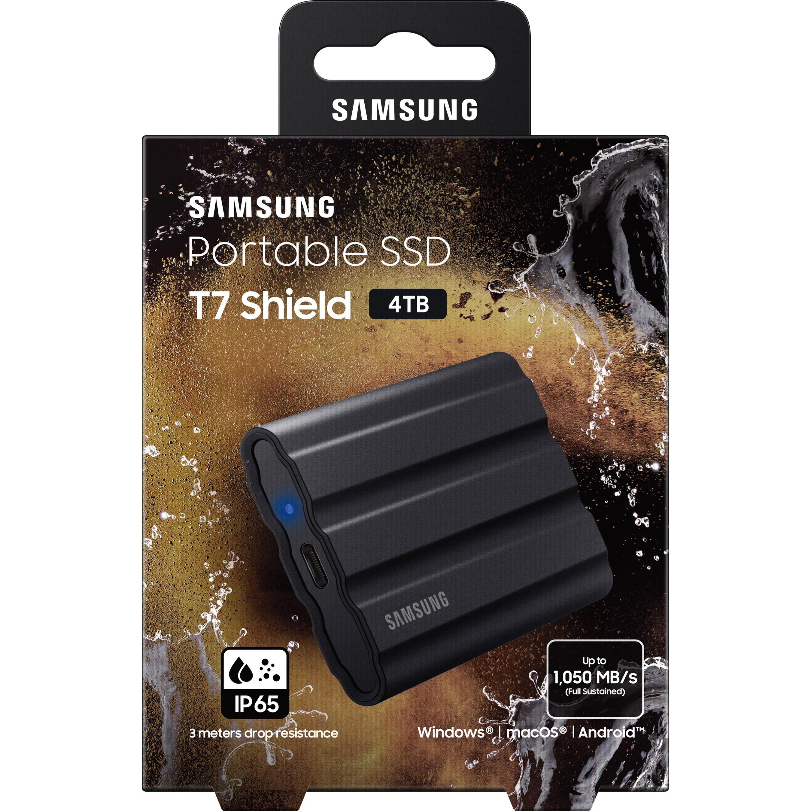 Thumbnail - Samsung T7 Shield (4000 GB), Externe SSD, Schwarz