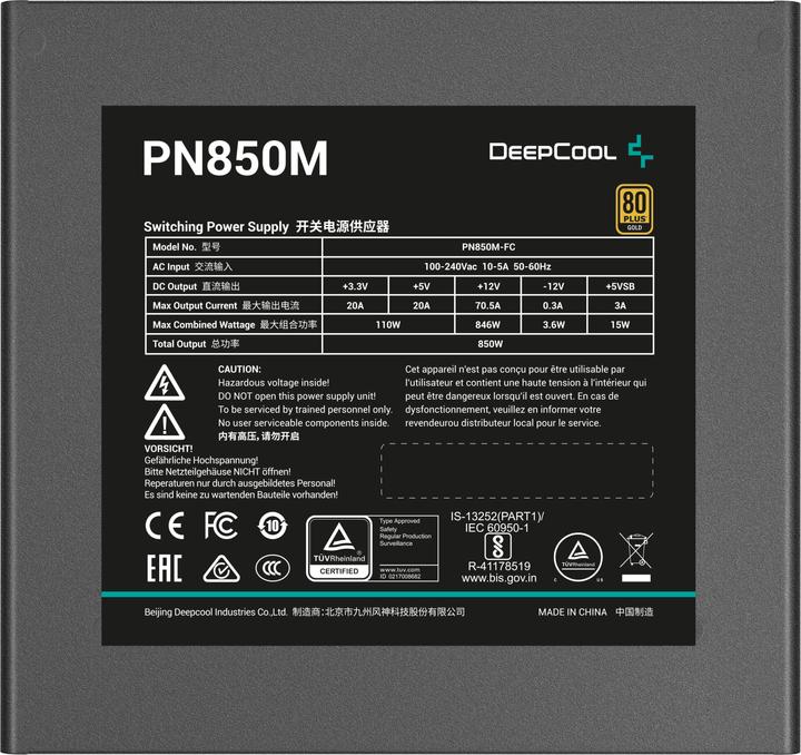 Image du produit Deepcool "850W PN850-M" (850 W)
