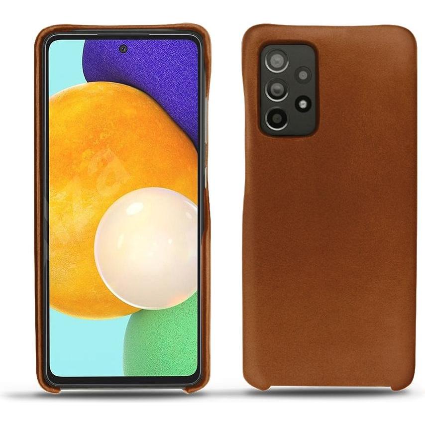 Noreve Lederschutzhülle (Samsung Galaxy A52), Smartphone Hülle, Braun