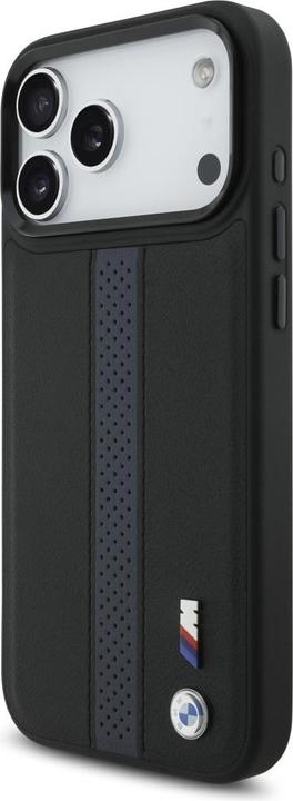 Produktbild BMW Etui M Perforated Stripe Logo MagSafe do iPhone 17 Pro Max niebieski (Apple iPhone 17 Pro Max)
