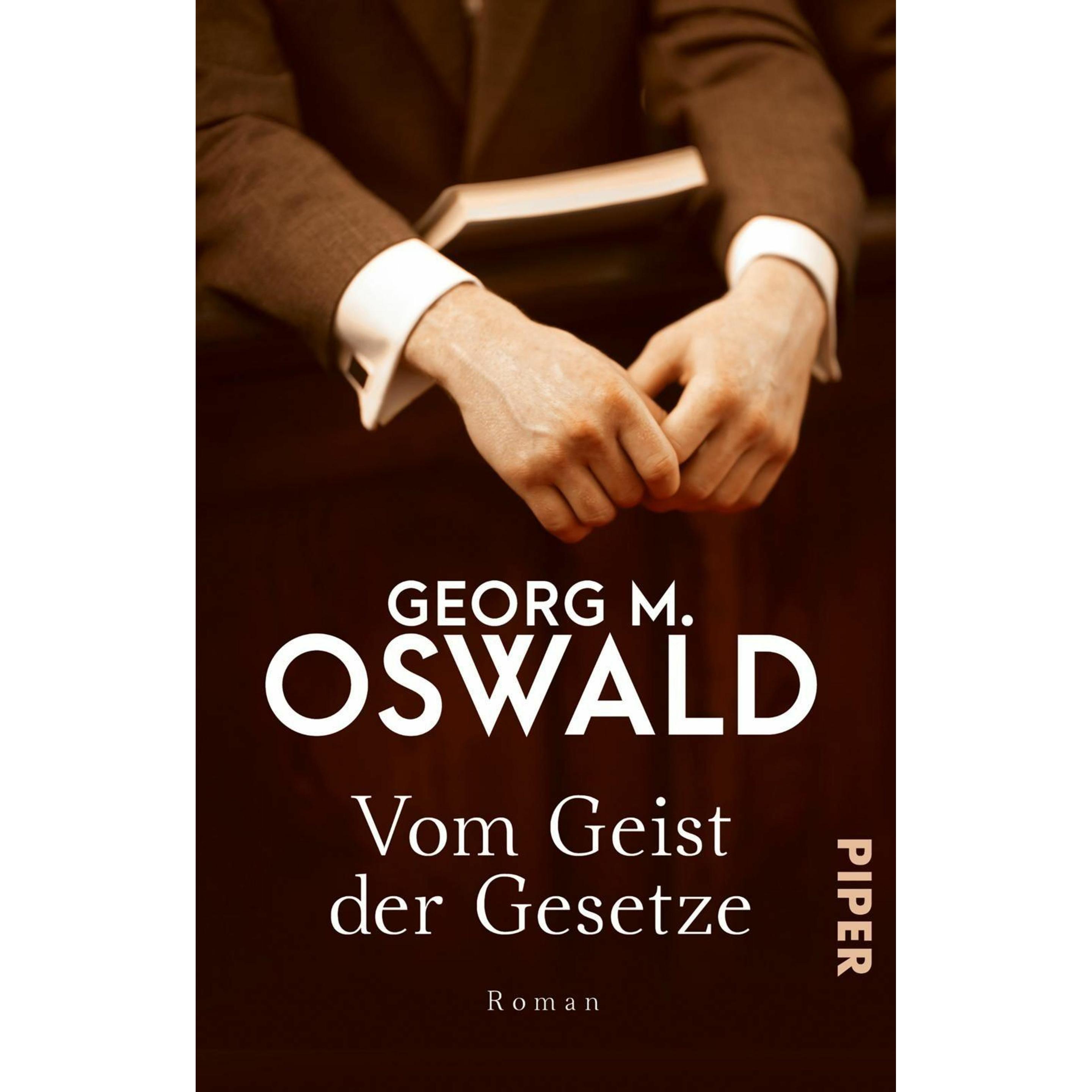 Vom Geist der Gesetze, Belletristik von Georg M. Oswald