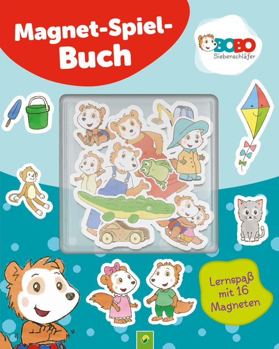 Produktbild Bobo Siebenschläfer: Magnet Spiel Buch (Deutsch, 3 Jahre)