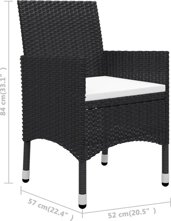 Produktbild vidaXL Zosia (41.50 x 41.50 x 43 cm)