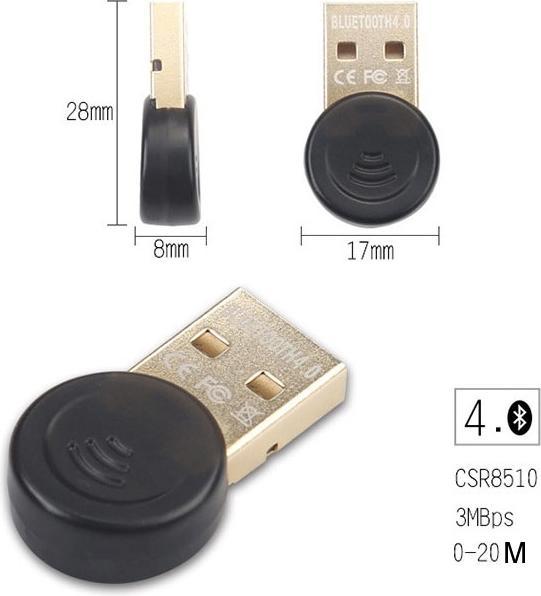 Actual product image OEM Bluetooth 4.0 USB modules (v2.1 back-compatible) (Radio module)