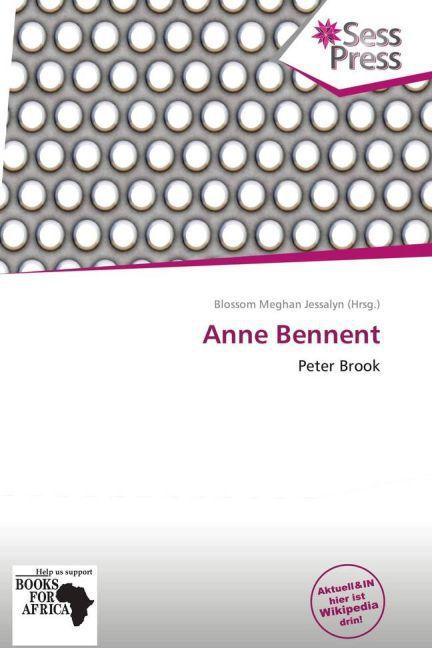 Produktbild Anne Bennent (Deutsch, 2011)