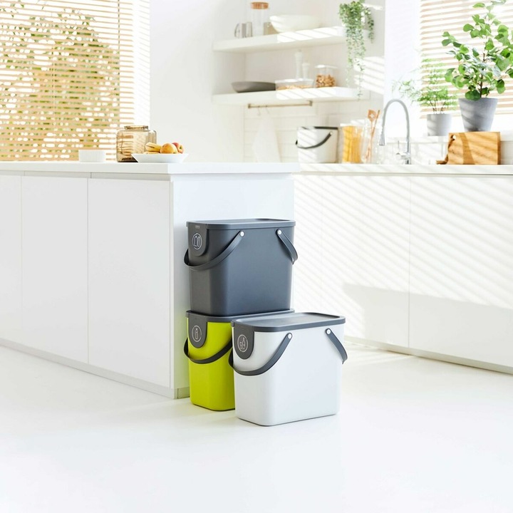Image du produit Rotho Poubelle ALBULINO, 25L, jaune sp. (25 l)