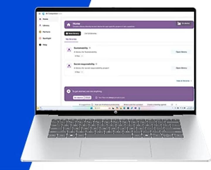 Produktbild HP OmniBook 5 Next Gen AI 16-bf0154ng (16", 512 GB, 16 GB, DE, Snapdragon X X1-26-100)