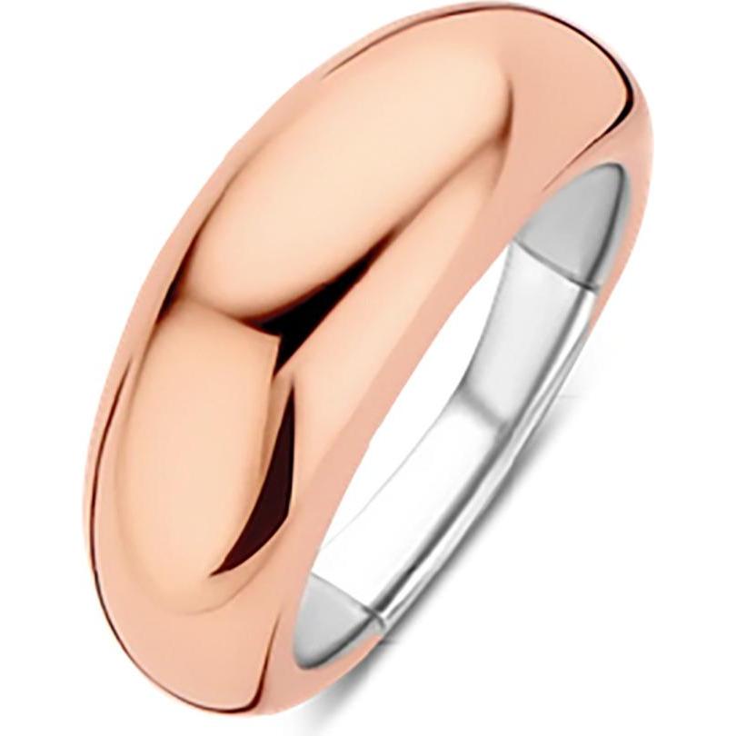 Ti Sento Milano, Ring, Ring bicolor rosèvergoldet 12172SR, (56, 925 Silber)