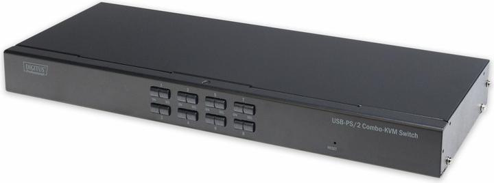 Produktbild Digitus 8-fach Kombo-KVM Switch 1 Benutzer 8 PCs Modul Slot für IP Modul