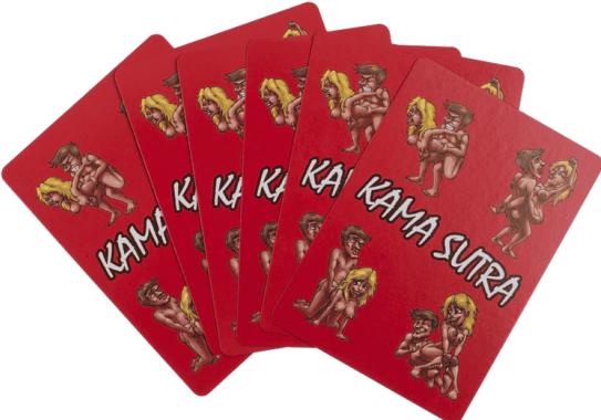 Actual product image Joke Items Playing cards Kamasutra comic, 54 cards