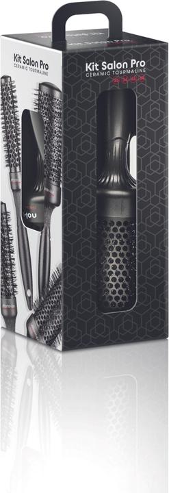 Actual product image XanitaliaPro Salon Pro kit consisting of 4 thermal brushes