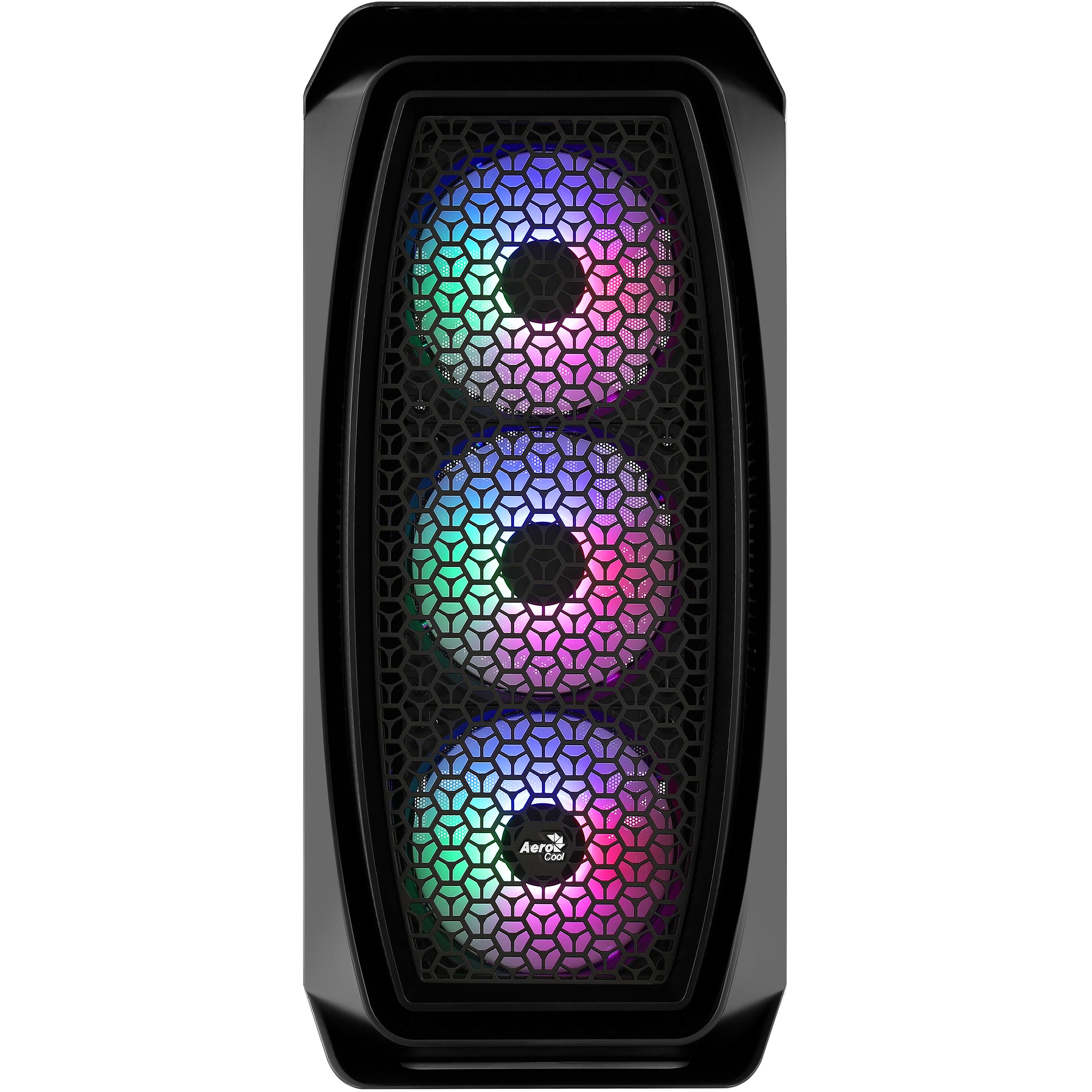 Thumbnail - AeroCool Aero One Mini Frost Mini Tower (mATX, Mini-ITX), PC Gehäuse, Schwarz