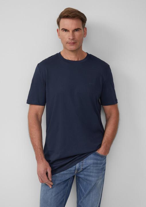 Produktbild S.Oliver T-Shirt T-Shirt mit Crew Neck und Label-Print (XXL)