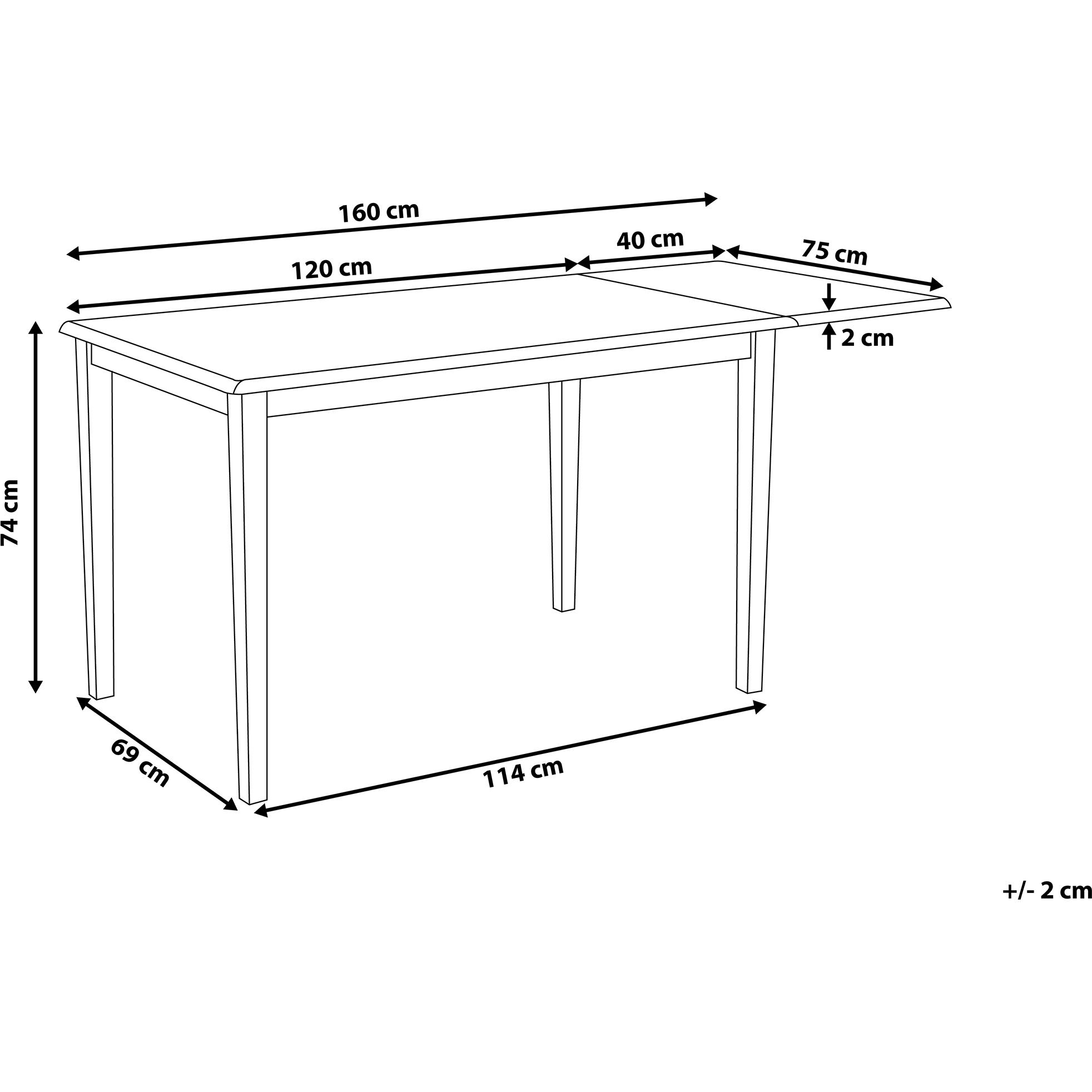 Thumbnail - Beliani, Esstisch, Louisiana