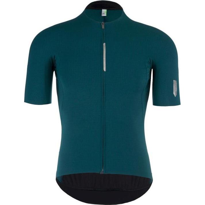 Q 36.5, Herren, Velotrikot, Jersey Short Sleeve Pinstripe Pro (S), Grün, S