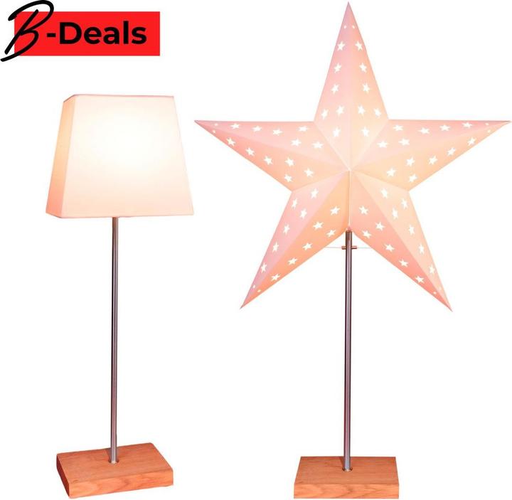 Produktbild Star Trading Weihnachtsstern beleuchtet stehend | Fensterstern mit Beleuchtung | Weihnachtsdeko Fens