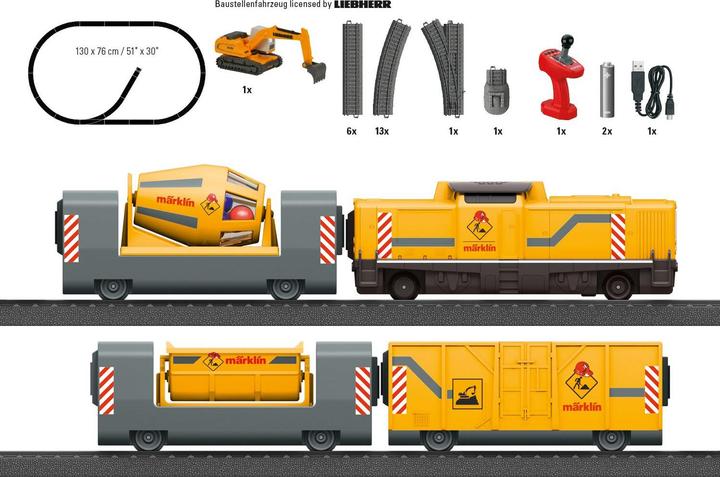 Actual product image Märklin My world - Construction site starter pack (Track H0)