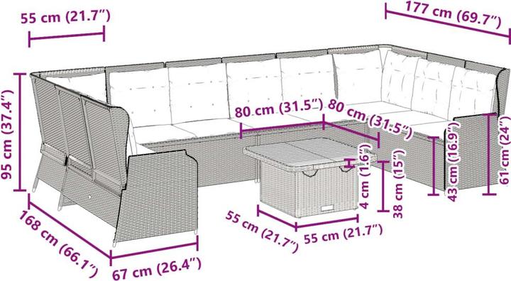 Produktbild vidaXL Theo